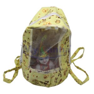 Designer Laddu Gopal Ji Carry / Travel Bag with Net Window